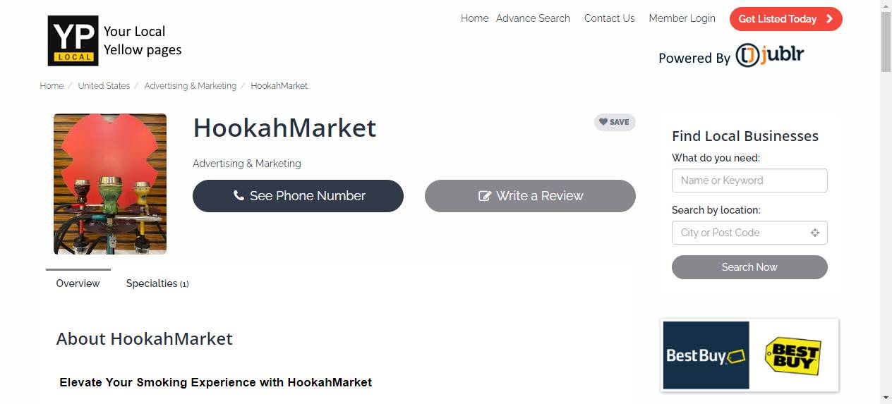 HookahMarket Profile